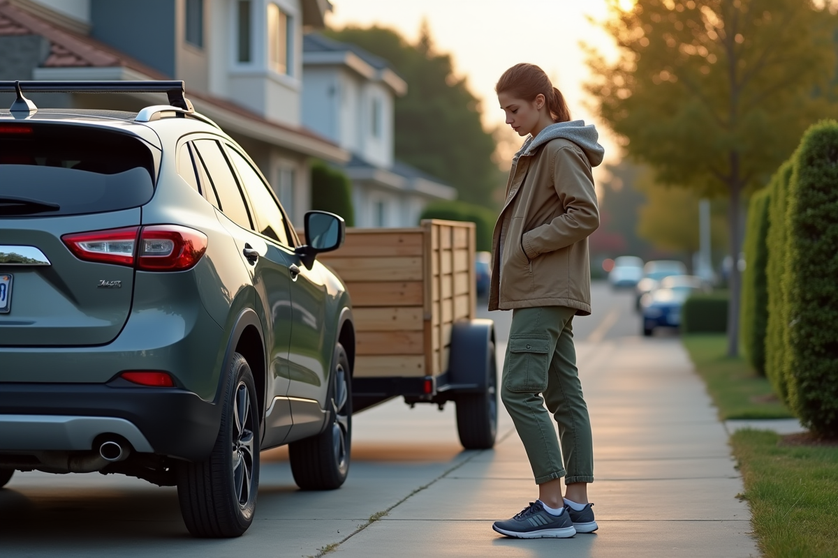 Jeune femme vérifiant l